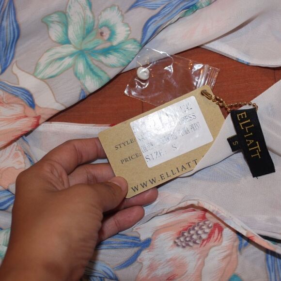 NEW ELLIATT Floral high low  Dress Women Size Small - Picture 8 of 10